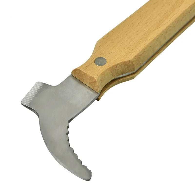 Tool with Serrated J-hook