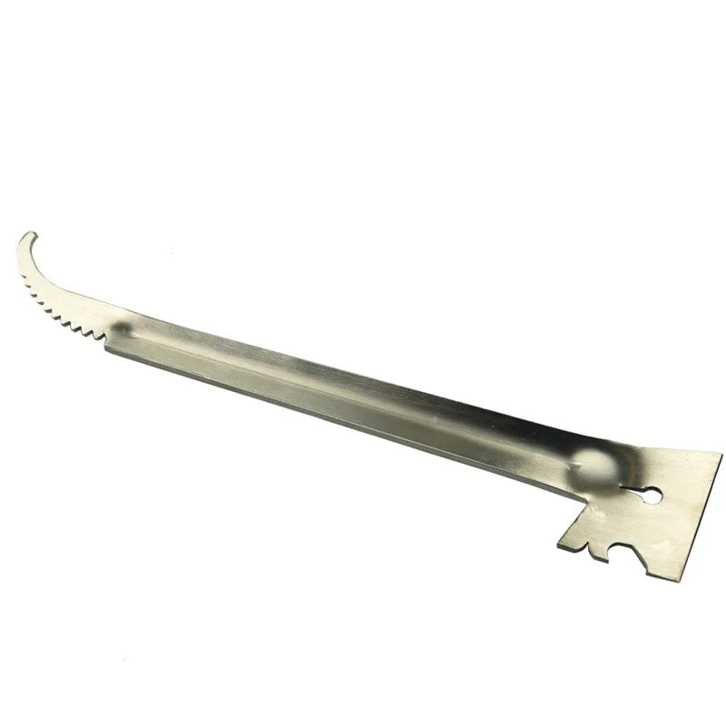 Serrated Hook Scraper; Long