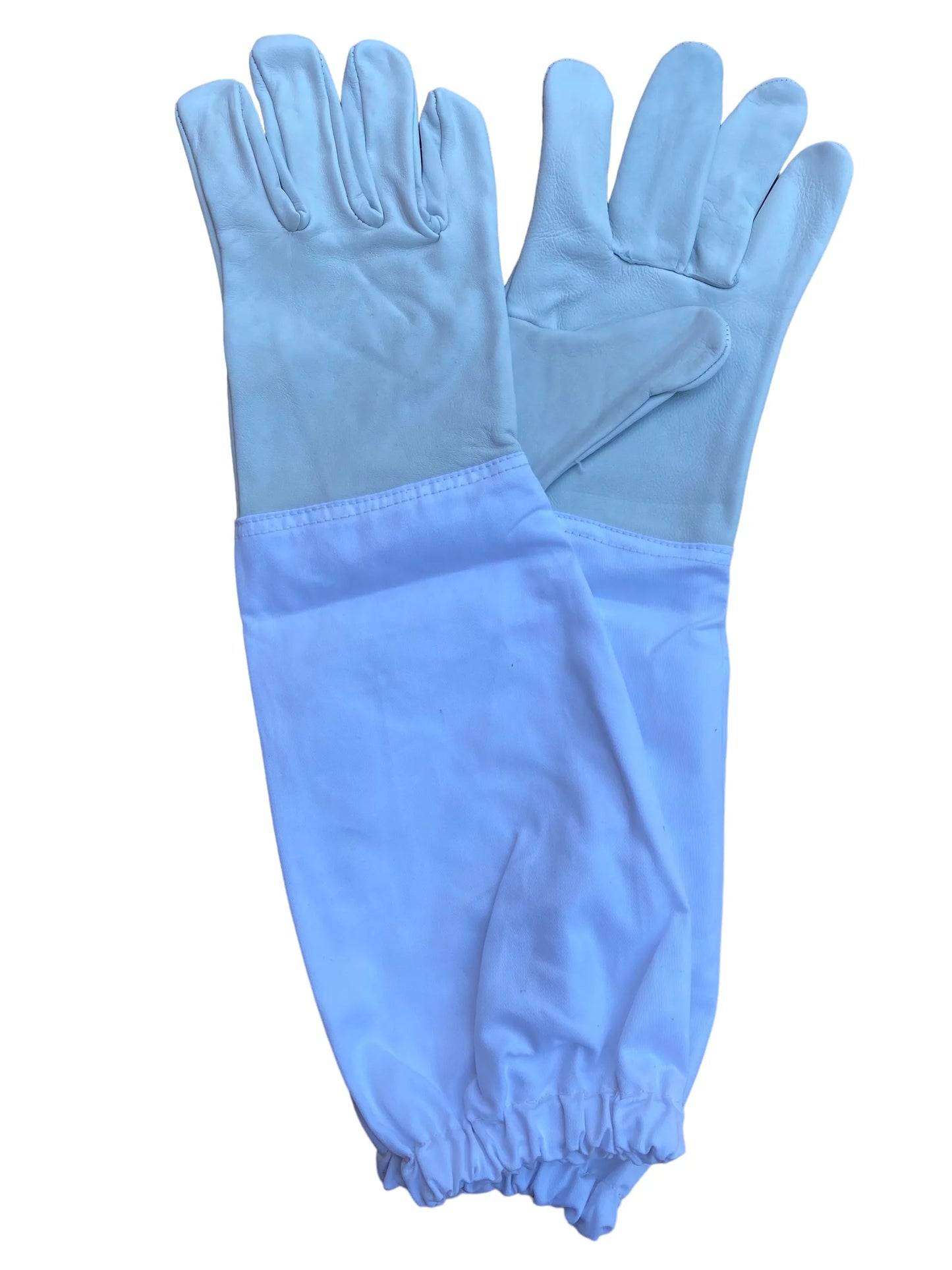 Long Grey Gloves