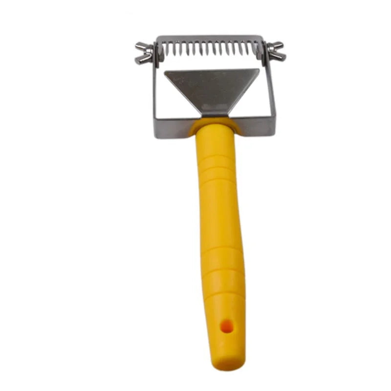 Adjustable Uncapping Fork with Plastic Handle
