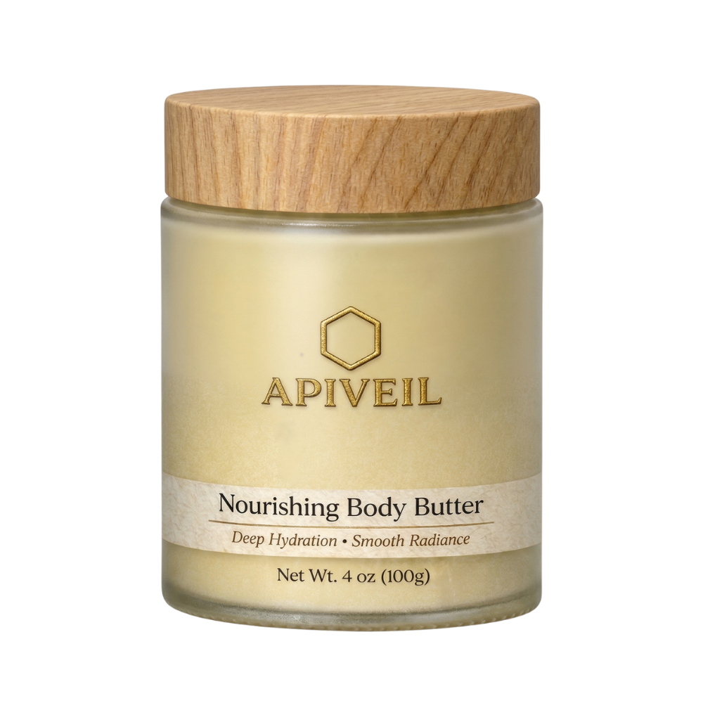 Nourishing Body Butter for Dry Skin | Deep Moisture Body Butter | APIVEIL 4 oz