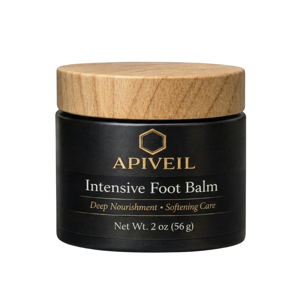 Intensive Foot Balm for Dry Feet & Cracked Heels | Moisturizing Foot Balm | APIVEIL 2 oz