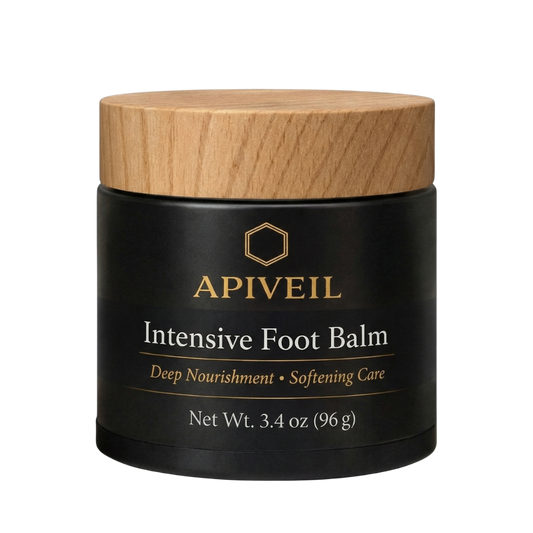 Intensive Foot Balm for Dry Feet & Cracked Heels | Natural Foot Repair Balm | APIVEIL 3.4 oz
