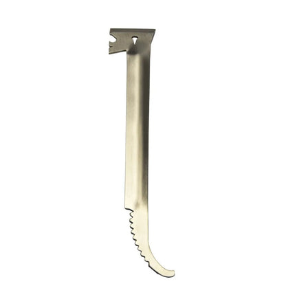Serrated Hook Scraper; Long