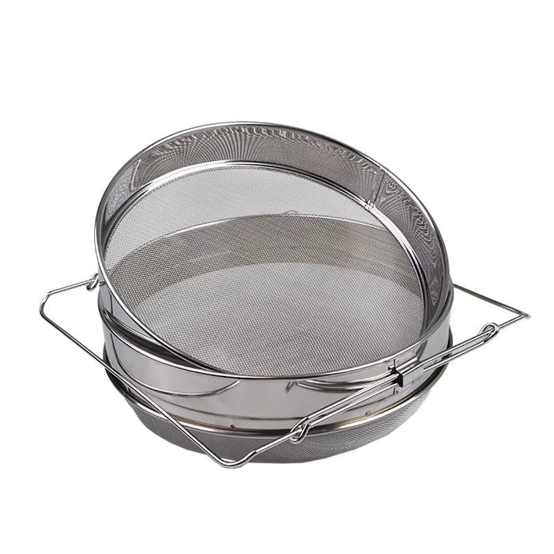 Large Honey Double Strainer