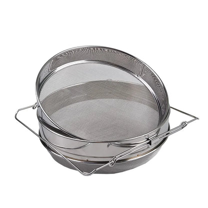 Large Honey Double Strainer