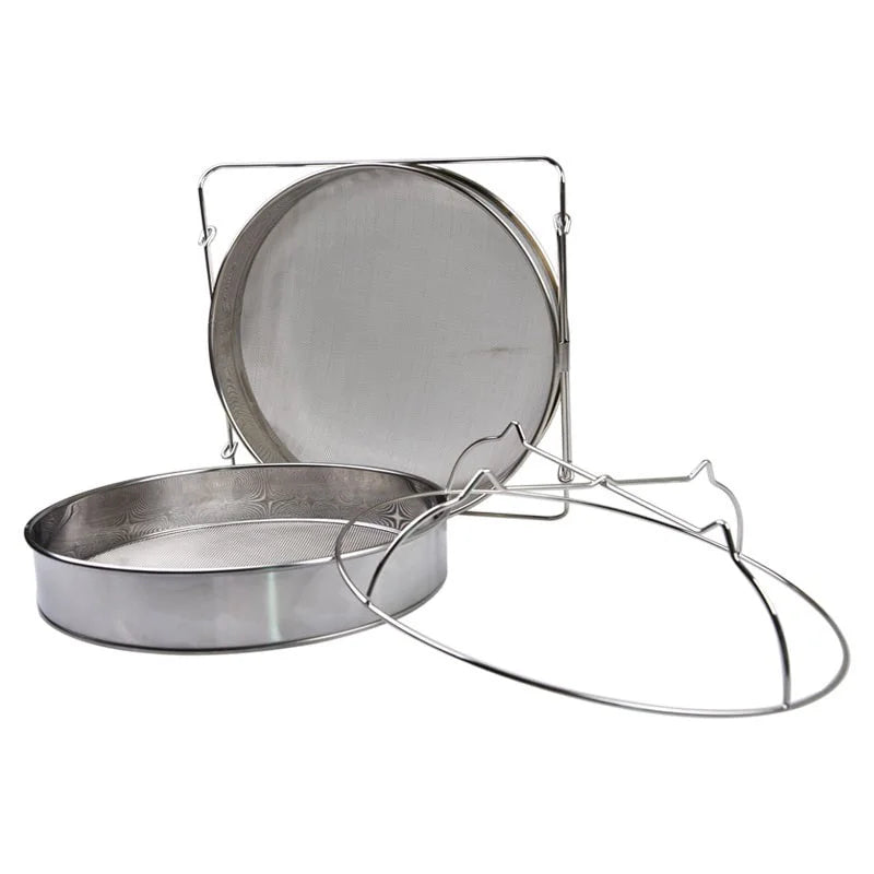 Large Honey Double Strainer