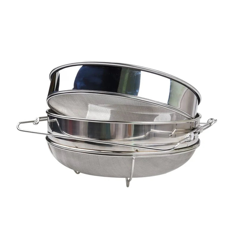 Large Honey Double Strainer