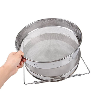 Large Honey Double Strainer