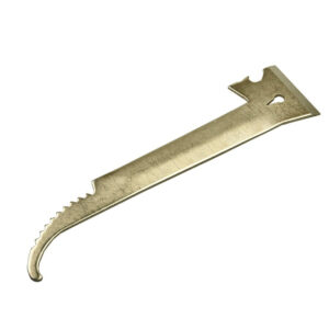 Serrated hook scraper tool; short