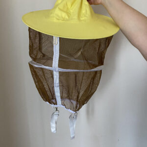 Veil, yellow hat