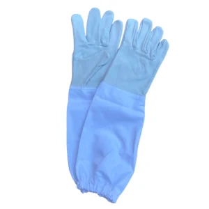 Long Grey Gloves